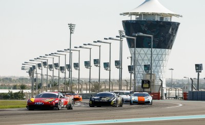 GT Series racing at Yas Marina Circuit