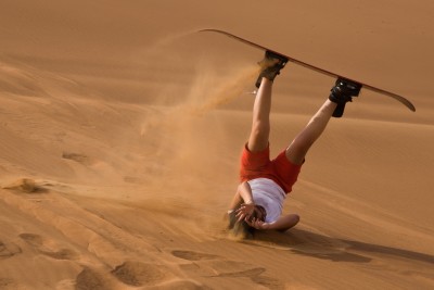Behind the Scenes, Sand Boarding Dubai Desert