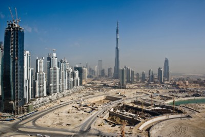 Construction, UAE, Dubai Business Bay, Burj Khalifa