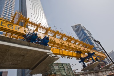 Construction, UAE, Dubai, Dubai Metro