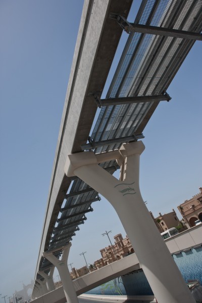 Construction, UAE, Dubai, Palm Jumeirah Monorail
