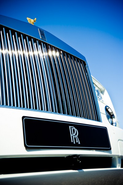 front of Rolls Royce