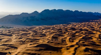 Aerials, UAE, Sharjah, Fossil Rock, desert, mountain
