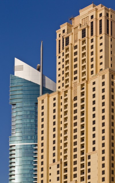 Architecture, UAE, Dubai, JBR, Jumeirah Beach Residence Towers