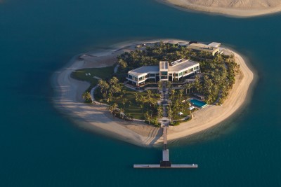 Aerials, UAE, Dubai, completed island at The World Islands