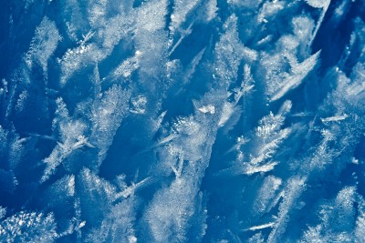 frozen crystals