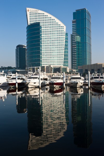 Architecture, UAE, Dubai, Dubai Festival City, Marina, Yachts