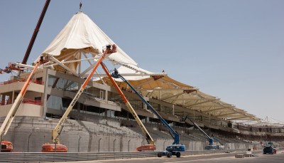 Construction, UAE, Abu Dhabi, Yas Marina Circuit