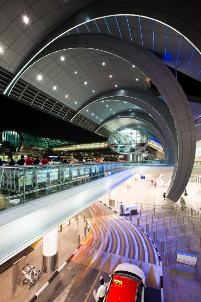 Architecture, UAE, Dubai, Dubai International Airport T3