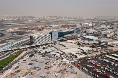 Aerials, UAE, Dubai, Dubai International Airport, T3 under construction