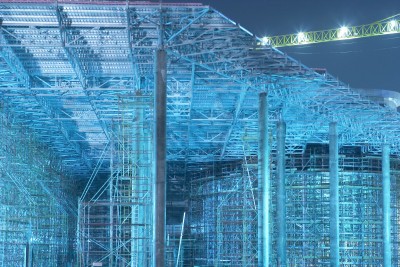 Architecture, UAE, Dubai, Car Show Room Construction